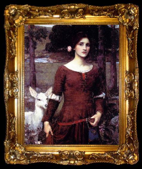 framed  John William Waterhouse The Lady Clare, ta009-2